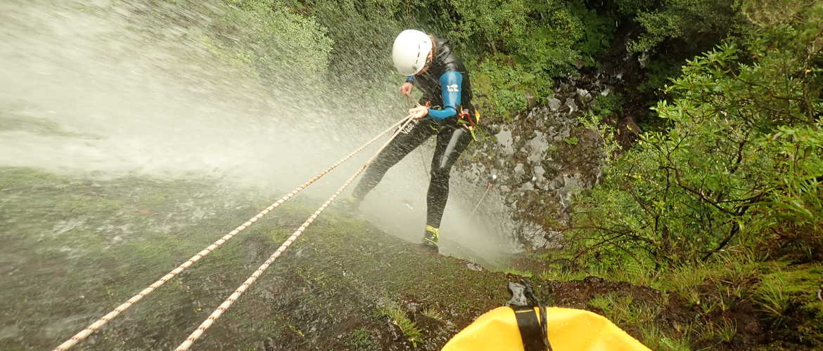 Canyoningurlaub Fortgeschrittene