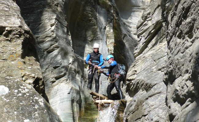 Abseilen Canyoning